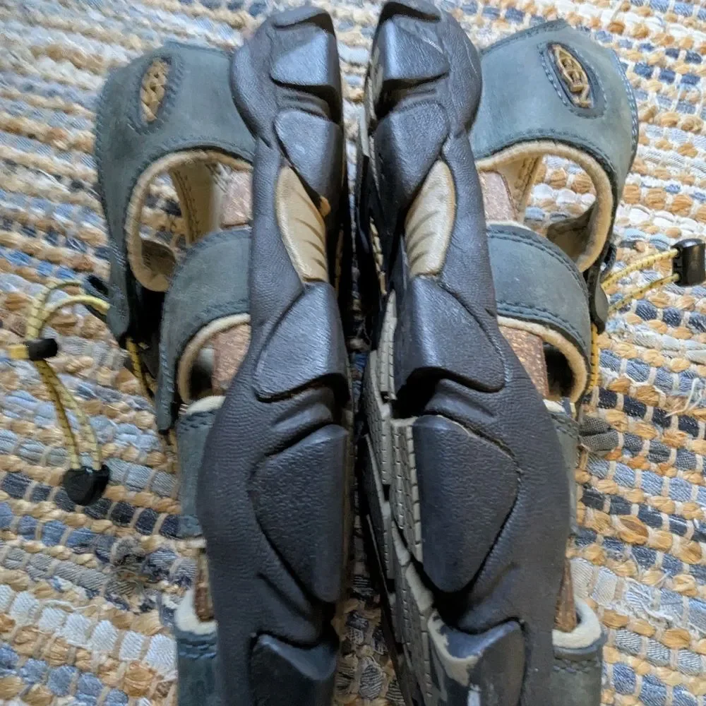 KEEN Newport H2 Green Gray Closed-Toe Hiking Sandals 9 Sporty Outdoors Durable